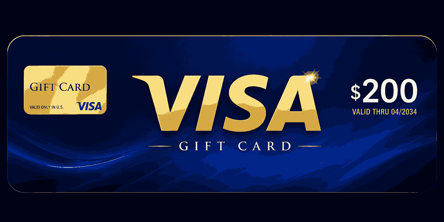 Gift card for gloably use