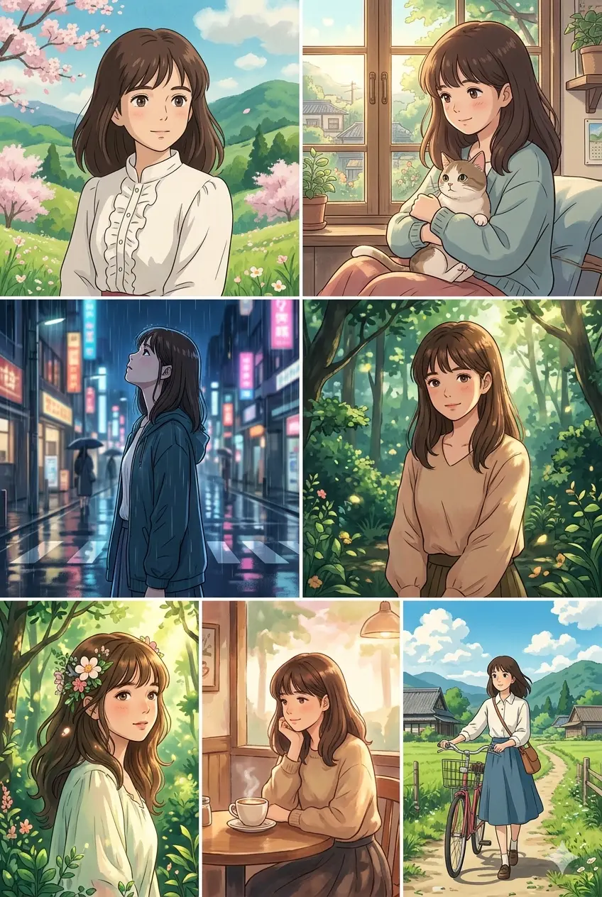 Ghibli Style Girls