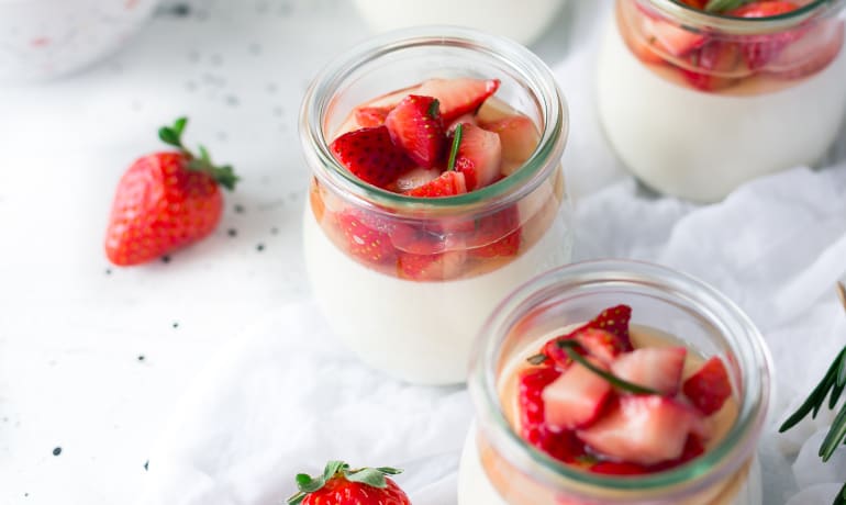 Receta: Petits de fresa saludables.