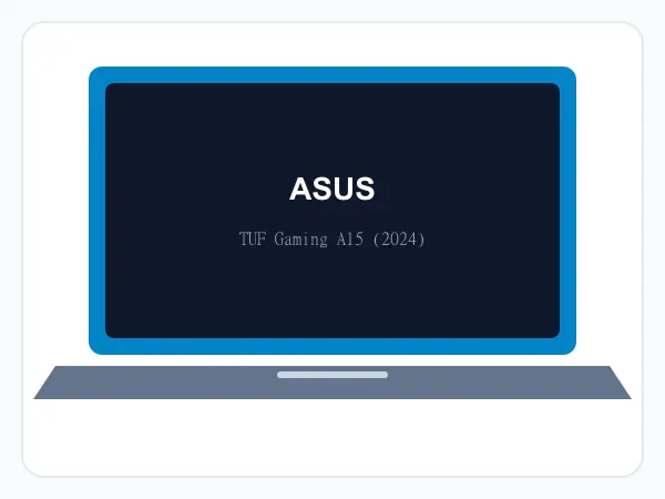 ASUS TUF Gaming A15, AMD Ryzen 7 7435HS, 4GB RTX 3050 (16GB DDR5, 512GB SSD) 144Hz FHD, 15.6" Gaming Laptop