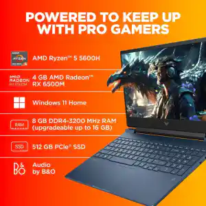 HP Victus Intel Core i5 12th Gen 12450H - (8 GB/512 GB SSD/Windows 11 Home/Intel Integrated NVIDIA® GeForce RTX™ 2050 Laptop GPU (4 GB GDDR6 dedicated)) 15-fa1124TX Gaming Laptop