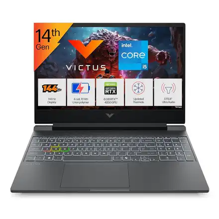 HP Victus 15-fa1333TX Intel Core i7-13620H 16GB RAM 1TB SSD GeForce RTX 4060 8GB GDDR6 75W TGP 144Hz FHD Gaming Laptop