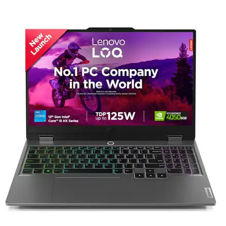 Lenovo Legion Pro 5 16IRX9 Intel Core i7-14650HX 16GB RAM 1TB SSD GeForce RTX 4060 8GB GDDR6 140W TGP 240Hz WQXGA 500 nits Gaming Laptop (83DF003NIN)