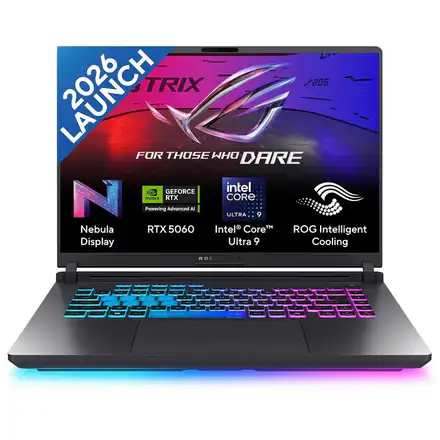 ASUS ROG Strix G16 (2025) G614PR-RV032WS AMD Ryzen 9 8940HX 16GB RAM 1TB SSD GeForce RTX 5070 Ti 12GB GDDR7 165Hz Nebula Display Gaming Laptop