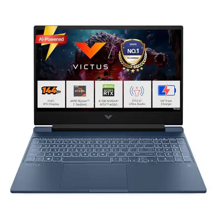 HP Victus 15-fb3130AX AMD Ryzen 7 7445HS 16GB RAM 512GB SSD GeForce RTX 4050 6GB GDDR6 144Hz FHD Gaming Laptop