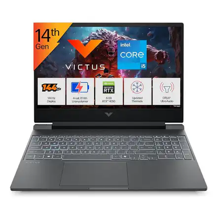 HP Victus 15-fa2531TX Intel Core i7-13650HX 24GB RAM 512GB SSD GeForce RTX 4050 6GB GDDR6 144Hz FHD Gaming Laptop