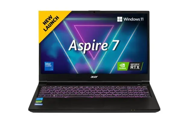 Acer Aspire 7 Gaming A715-79G Intel Core 5 210H 16GB RAM 512GB SSD GeForce RTX 4050 6GB GDDR6 144Hz FHD Laptop (UN.U35SI.00B)