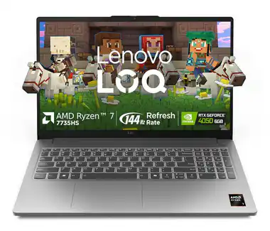 Lenovo LOQ 15IAX9E Intel Core i7-12650HX 16GB RAM 512GB SSD GeForce RTX 4050 6GB GDDR6 144Hz Gaming Laptop (83S000FWIN)