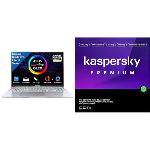 ASUS Vivobook 16, 16" FHD (1920 x 1200) OLED,Intel Core i5-13420H Processor,(16GB RAM/512GB SSD/Win 11/M365 Basic (+ Kaspersky Premium 1 Device 1 Year (Physical Pack) : Amazon.in