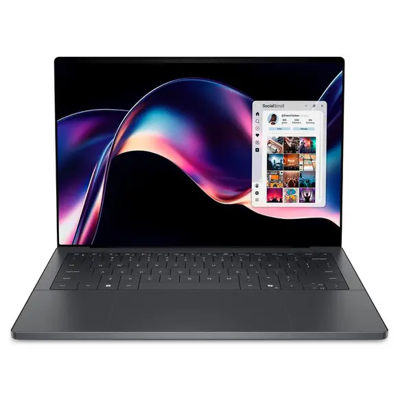 Dell XPS 14 DA14260, AI Powered Series 3 Intel Core Ultra 7 355 Processor, 14" 2K 500 Nits Display, 16GB RAM, 512GB SSD, Wi-Fi 7, Windows 11 + MSO, Graphite, 1.36Kg, Thin &amp; Light Laptop