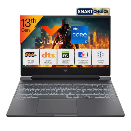 HP Victus 15-fa2100TX Intel Core i7-13620H 16GB RAM 512GB SSD GeForce RTX 4050 6GB GDDR6 144Hz FHD Gaming Laptop