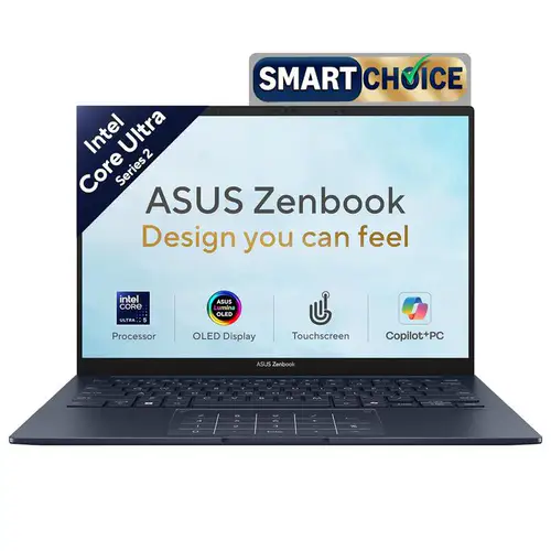 ASUS Zenbook 14 (2026),Smartchoice,Intel Core Ultra 5 225H,16GB RAM,1TB SSD,OLED,Touchscreen,14"(35.5 cm),Win 11,M365 Basic(1Y), Office 24,Ponder Blue,1.28 Kg,UX3405CA-QL1014WS,Thin &amp; Light Laptop