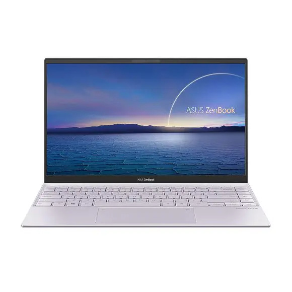 ASUS ZenBook 14 (2021), AMD Ryzen 5 5500U, 14 inches FHD Thin and Light Laptop (8GB RAM/512GB SSD/Integrated Graphics/Office 2019/Windows 10/Lilac Mist/1.22Kg), UM425UA-AM502TS