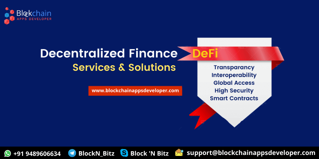 Decentralized Finance (DeFi) Development Services Company