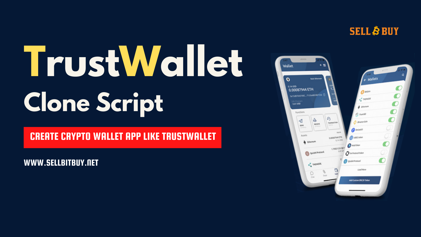 TrustWallet Clone Script - A Solution To Create Crypto Wallet App Like TrustWallet TrustWallet Clone Script - A Solution To Create Crypto Wallet App Like TrustWallet