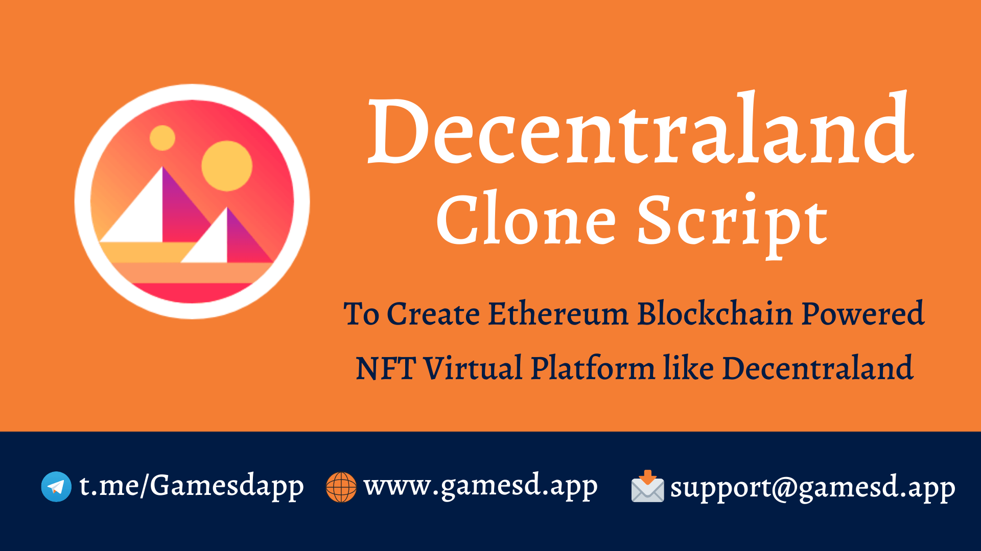 Decentraland Clone Script - To Create Ethereum Blockchain Powered NFT Virtual Platform like Decentraland Decentraland Clone Script - To Create Ethereum Blockchain Powered NFT Virtual Platform like Decentraland