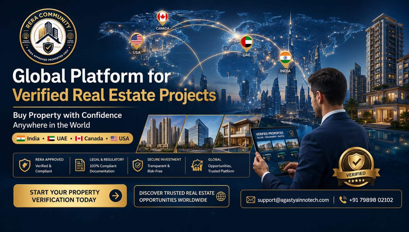 Global Platform for Verified Real Estate Projects
