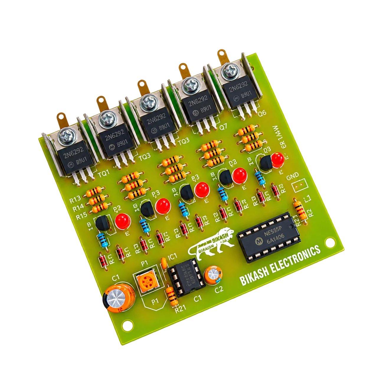 5 Channel LED Chaser Circuit Board