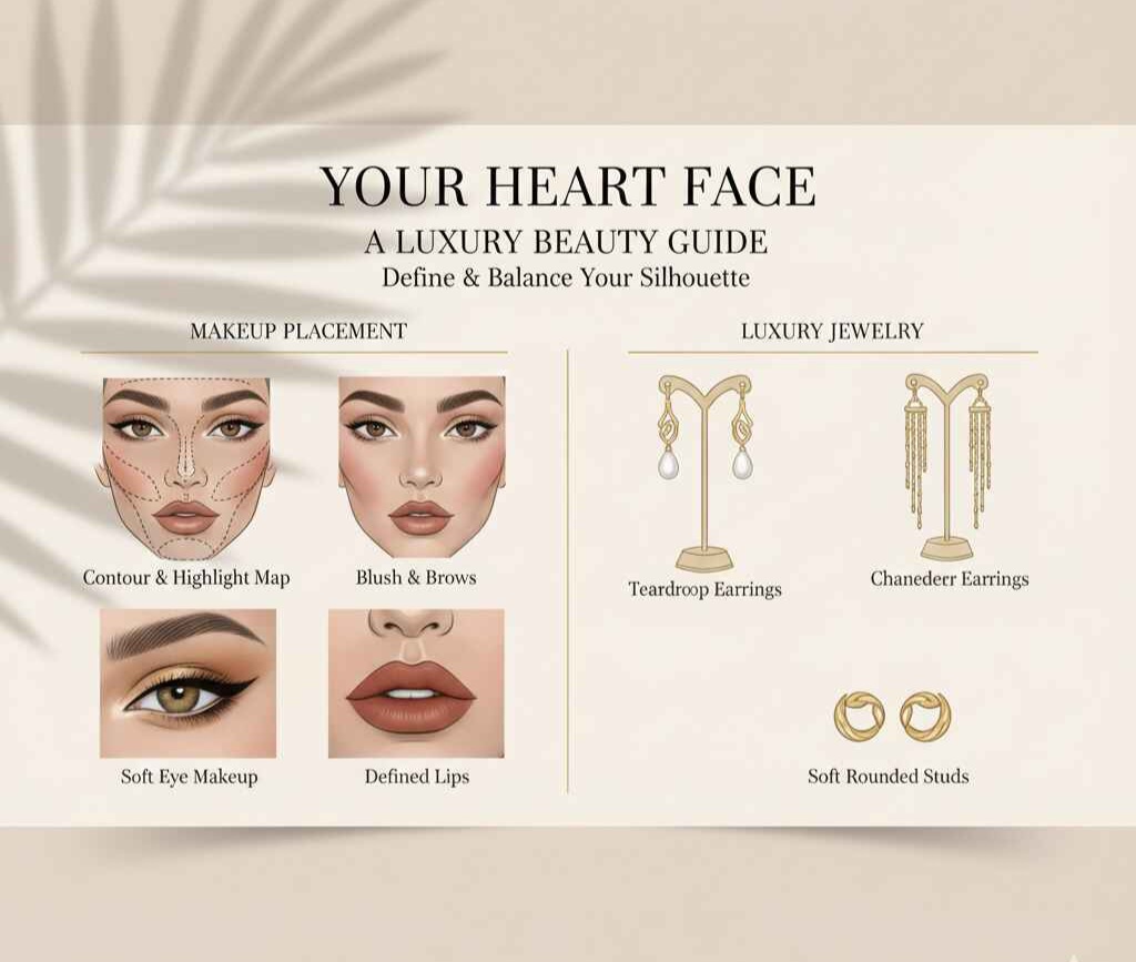 Heart Face Eye Makeup