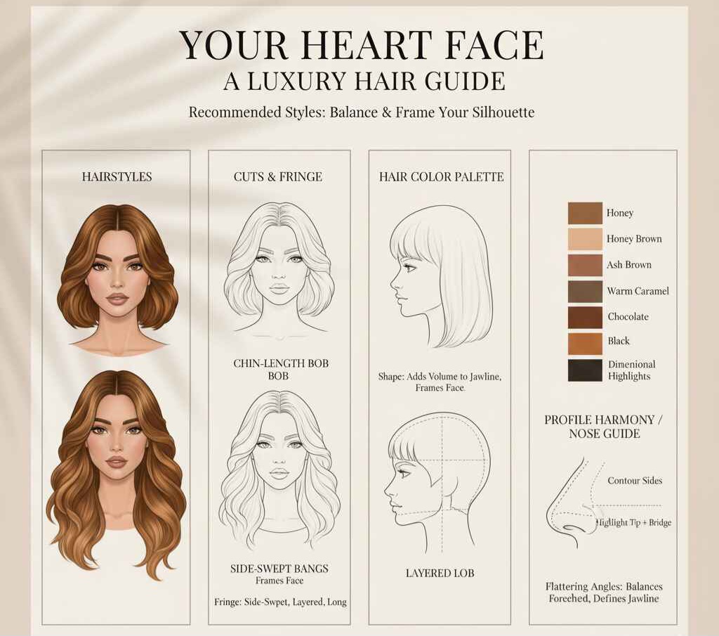 Heart Face Skin Texture