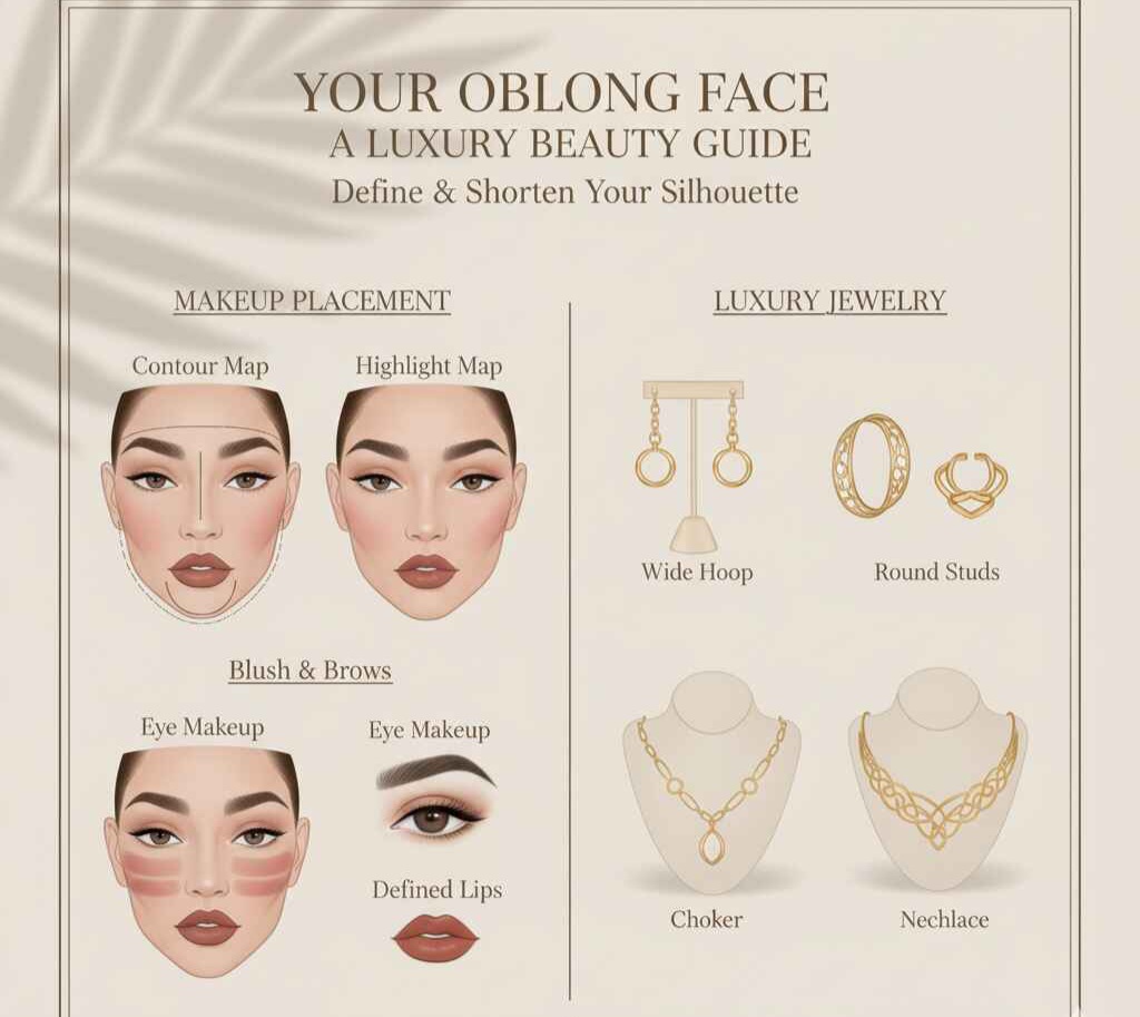 Oblong Face Skin Texture