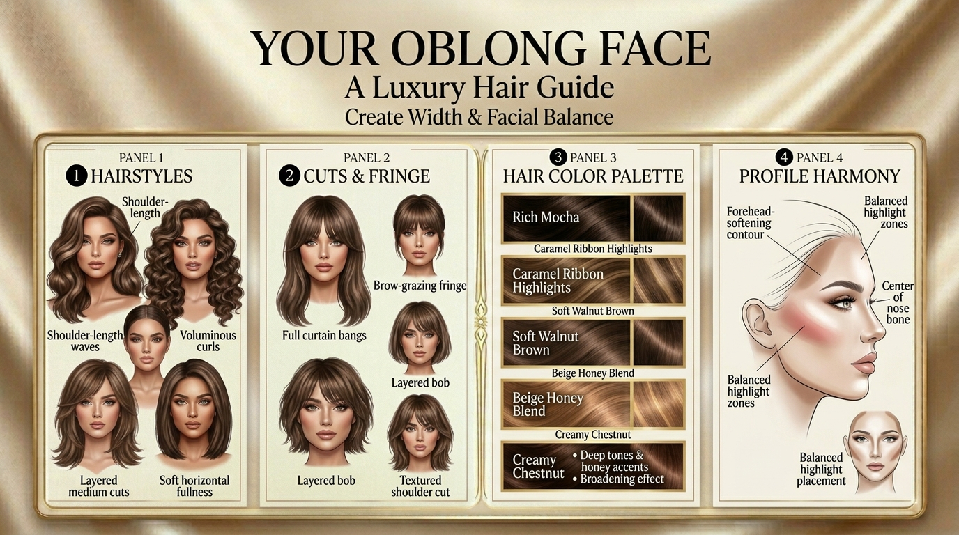 Oblong Face Skin Texture