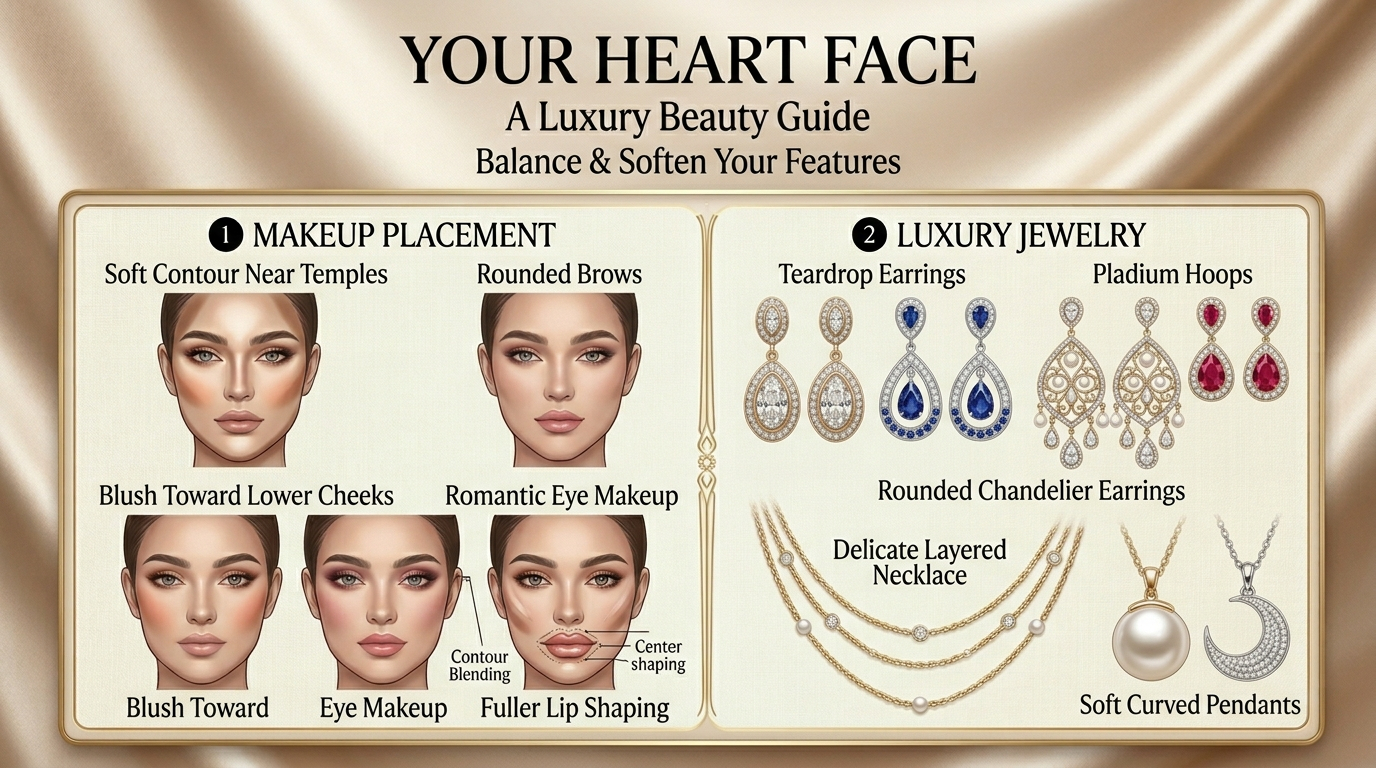 Heart Face Eye Makeup