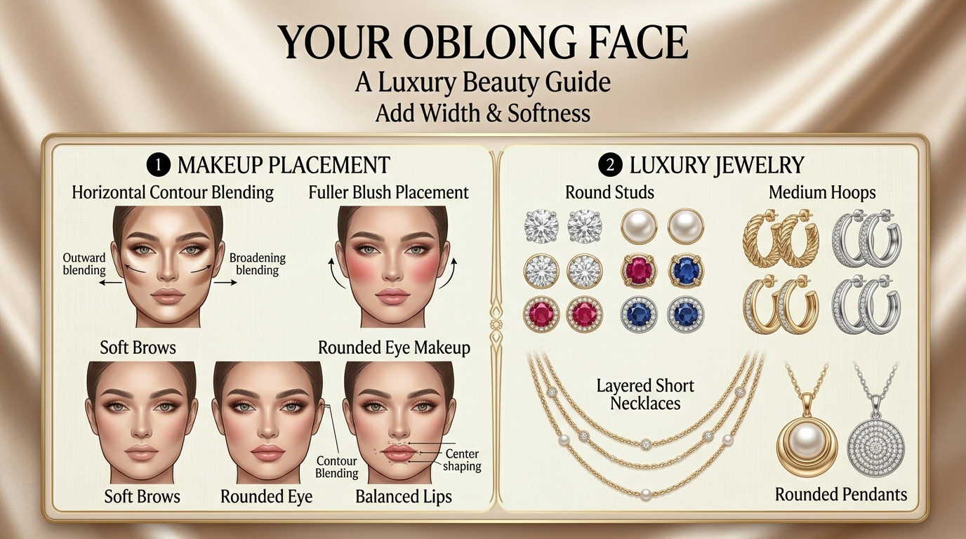 Oblong Face Lip Balance