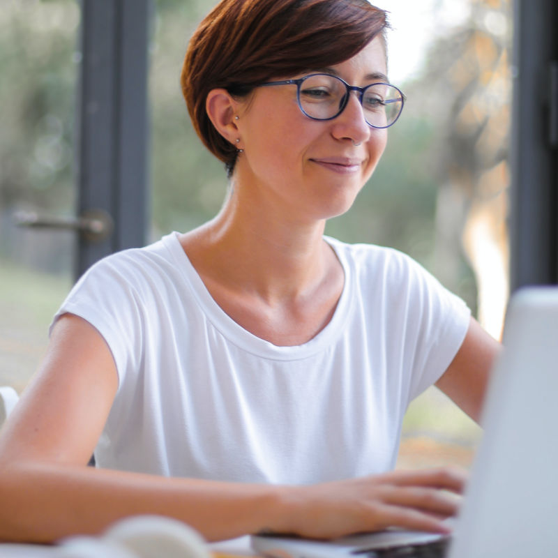 Woman at Laptop