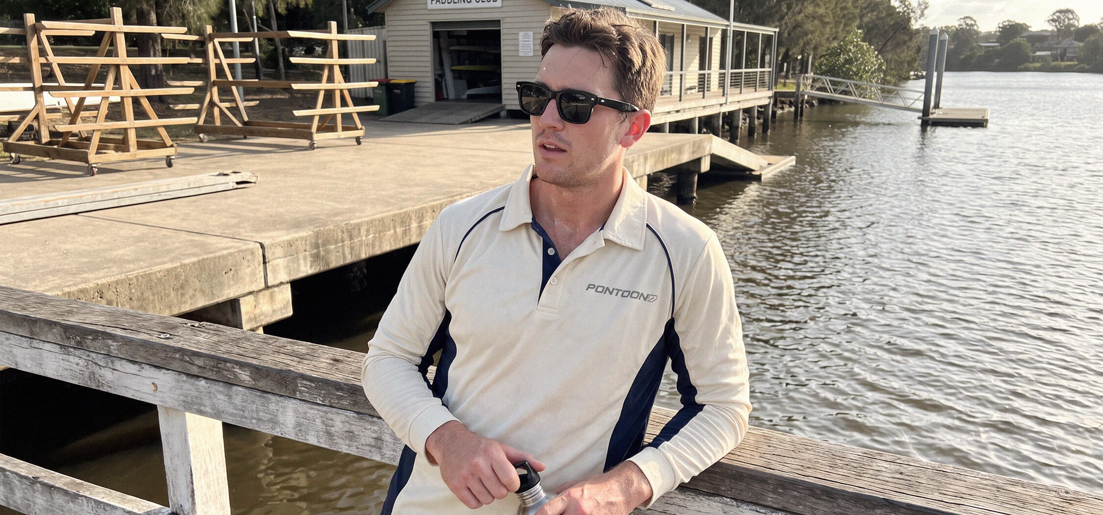 The Polo shirt is the polished side of your team's kit — Pontoon custom teamwear, worn