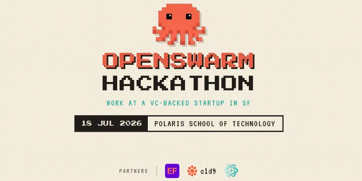 OPENSWARM HACKATHON poster