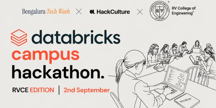 Databricks Campus Hackathon - RVCE Edition poster