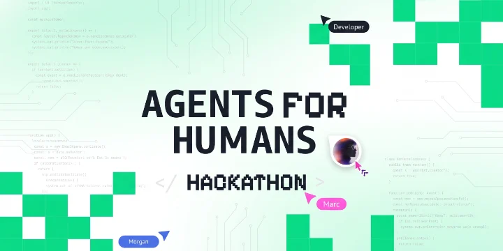 Agents for Humans Hackathon poster