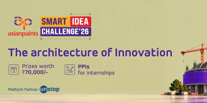 Asian Paints Smart Idea Challenge 2026 poster