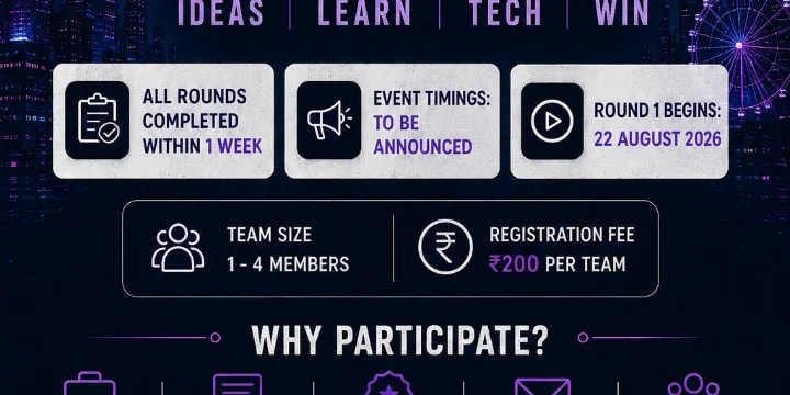 Hack The Future '26 – Online Hackathon poster