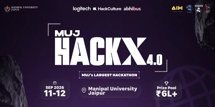 MUJ HACK 4.0 poster