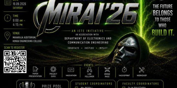 MIRAI'26 poster