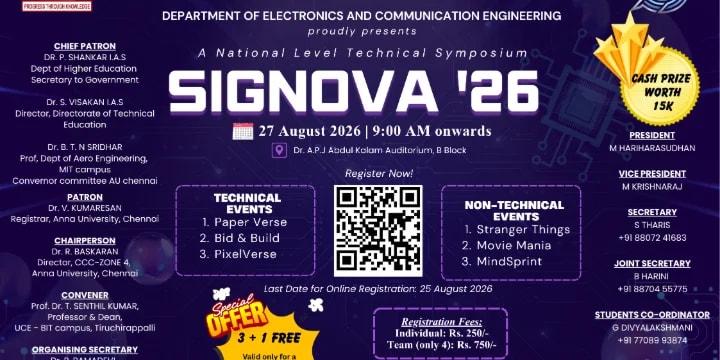 SIGNOVA '26 poster