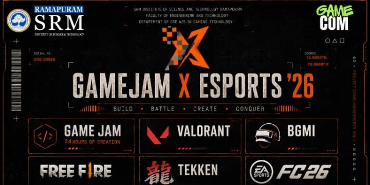GAMEJAM X ESPORTS 26 poster