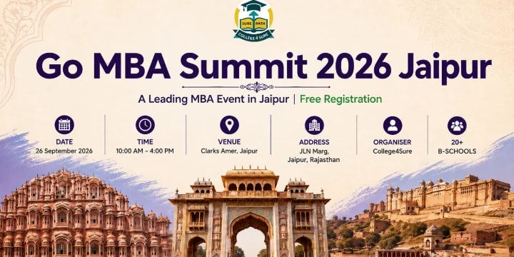 Go MBA Summit 2026 Jaipur  poster