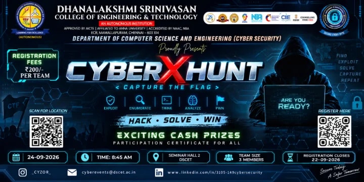 CYBER X HUNT poster
