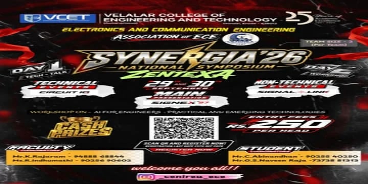 SYNERGIA’26 – ZENTEXA  poster