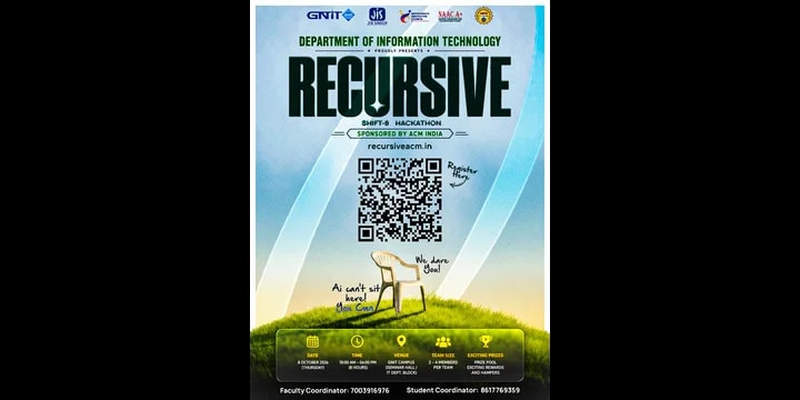 RECURSIVE SHIFT - 8 Hackathon 2026 poster