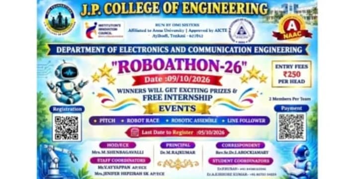 ROBOATHON 2026 poster