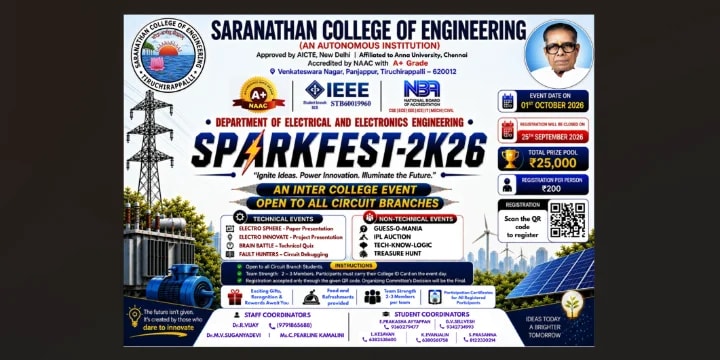 SPARKFEST-2K26 poster
