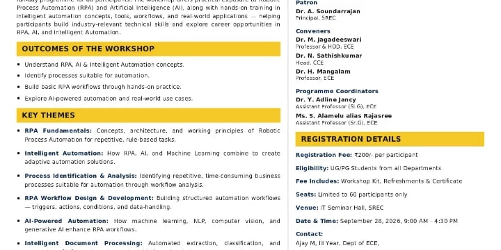 Demystifying Intelligent Automation: A Beginner's Guide to RPA and AI poster