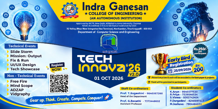 TECH INNOVA '26 v2.0 poster