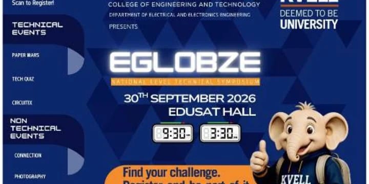 A National Level Technical Symposium EGLOBZE :2026-27 poster