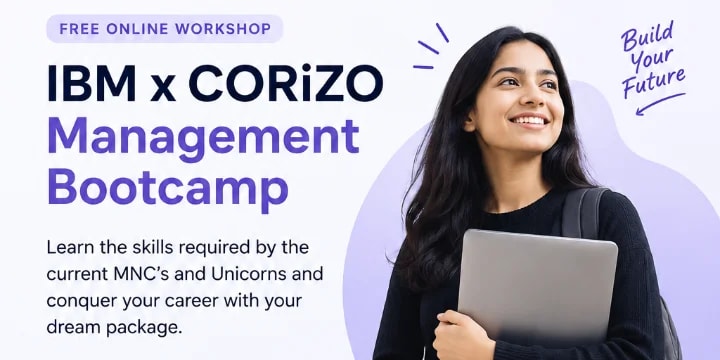 IBM X CORIZO TECH WORKSHOP poster