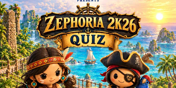 Zephoria 2K26 - Quiz poster